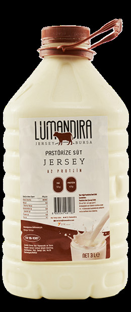Jersey Çiğ Sütü (3 Litre)